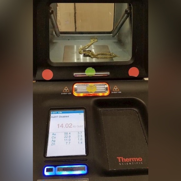 Vintage Designer Solid 14K Yellow Gold US Patent No. 5.590.516 3D Necklace - Picture 4 of 4